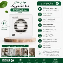 هواکش هوشمند دنا الکتریک ایرانیان مدل سیستما سنسوردار
