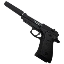 تفنگ بازی ناب سل مدل کلت خشاب خور C19 کد AIRSOFT GUN C19 مناسب برای نوجوانان