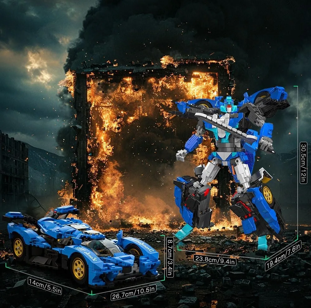 ساختنی 998 تکه مولد کینگ مدل 10061 Lambo transformer