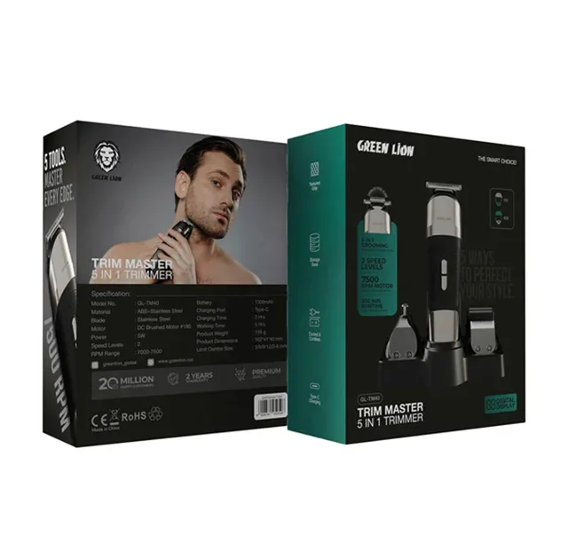 ماشین اصلاح موی سر و صورت گرین لاین مدل Trim Master 5in1