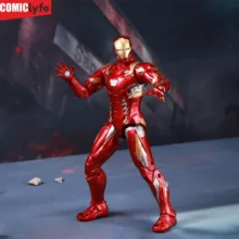 اکشن فیگور طرح مرد آهنی مدل Iron Man Civil War ارتفاع 18 سانتی‌متر