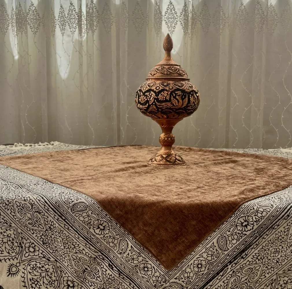 رومیزی مخمل مدل 100-100