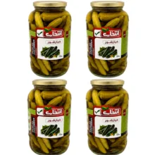 خیارشور نمکی، سرکه‌ای انتخاب – 1500 گرم بسته 4 عددی