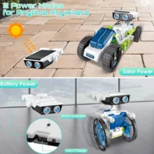 کیت ربات ساختنی ناب سل مدل سولار خورشیدی 12 کاره SOLAR ROBOT KIT 12IN1 با قابلیت حرکت و چرخش