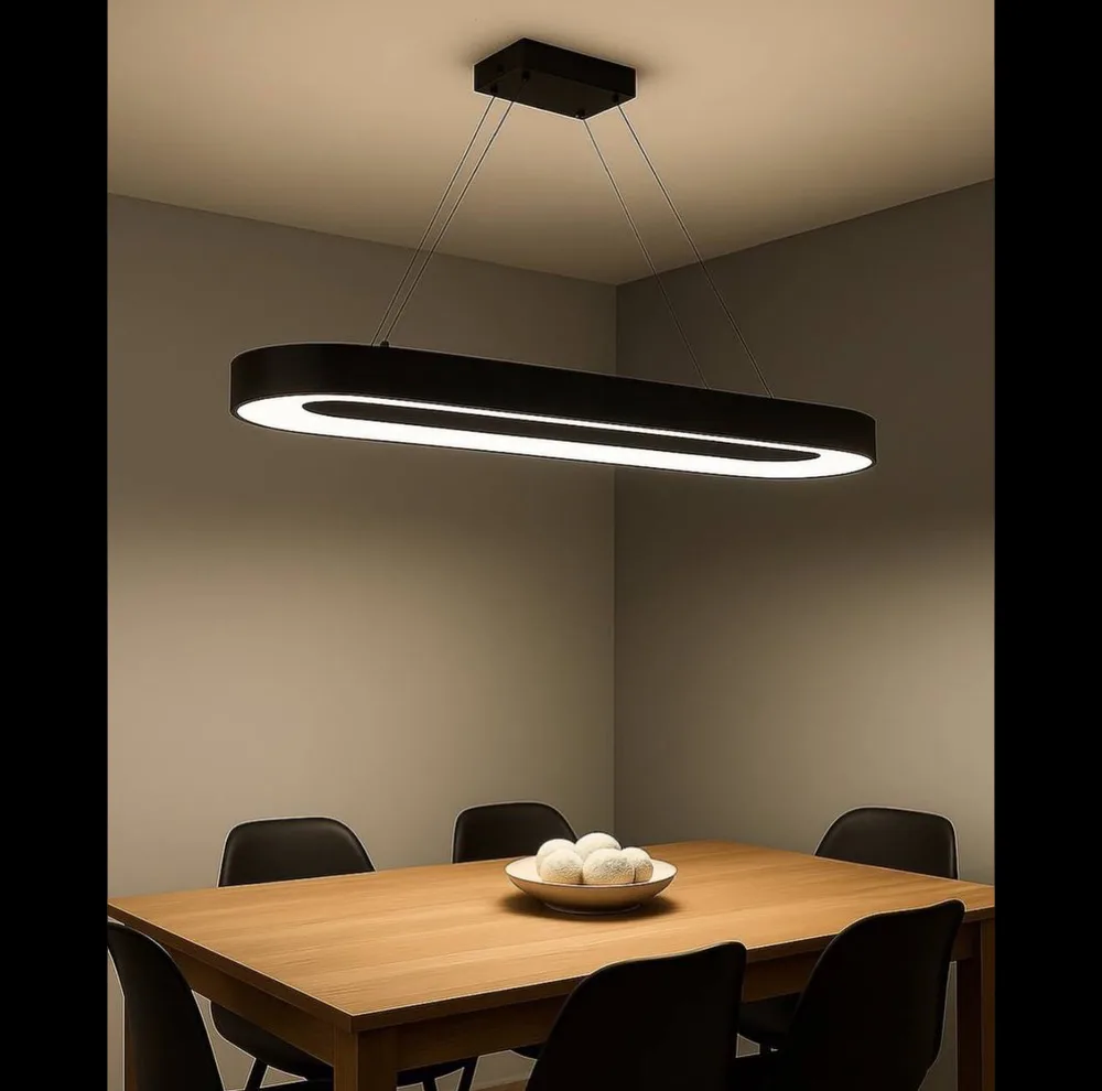 لوستر ام کی ای لایتینگ مدل مدرن کد Ringo-oval