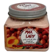 اسکراب لایه بردار مکس لیدی مدل Apricot حجم 300 میلی لیتر