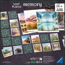 بازی فکری راونزبرگر مدل Memory Lost Places کد 23499 مناسب برای 6 سال به بالا