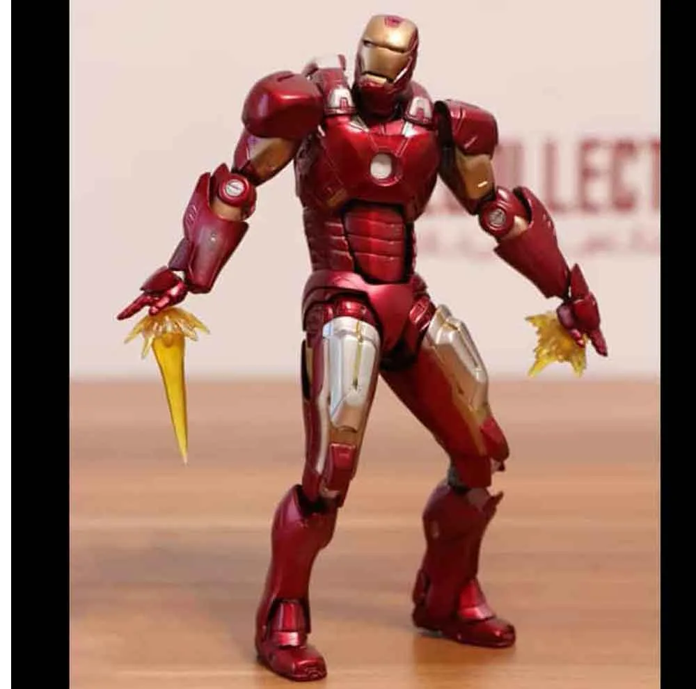 اکشن فیگور کایودو طرح مرد آهنی مدل آیرون من سری iron man مارک 7 ارتفاع 15.5 سانتی‌متر