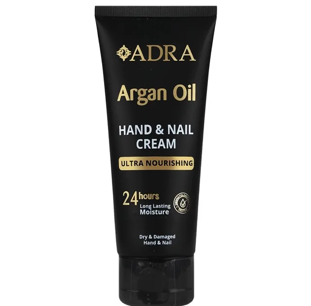 کرم مرطوب کننده دست و ناخن آدرا مدل Argan مناسب انواع پوست حجم 75 میلی لیتر