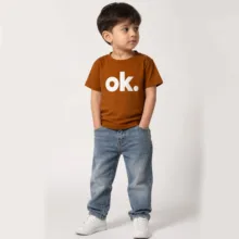 تی‌شرت آستین کوتاه پسرانه کراس مدل OK