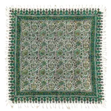 رومیزی قلمکار مدل گل اناری