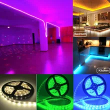 ریسه ال ای دی مدل RGB-remote-app موزیکال طول 5 متر