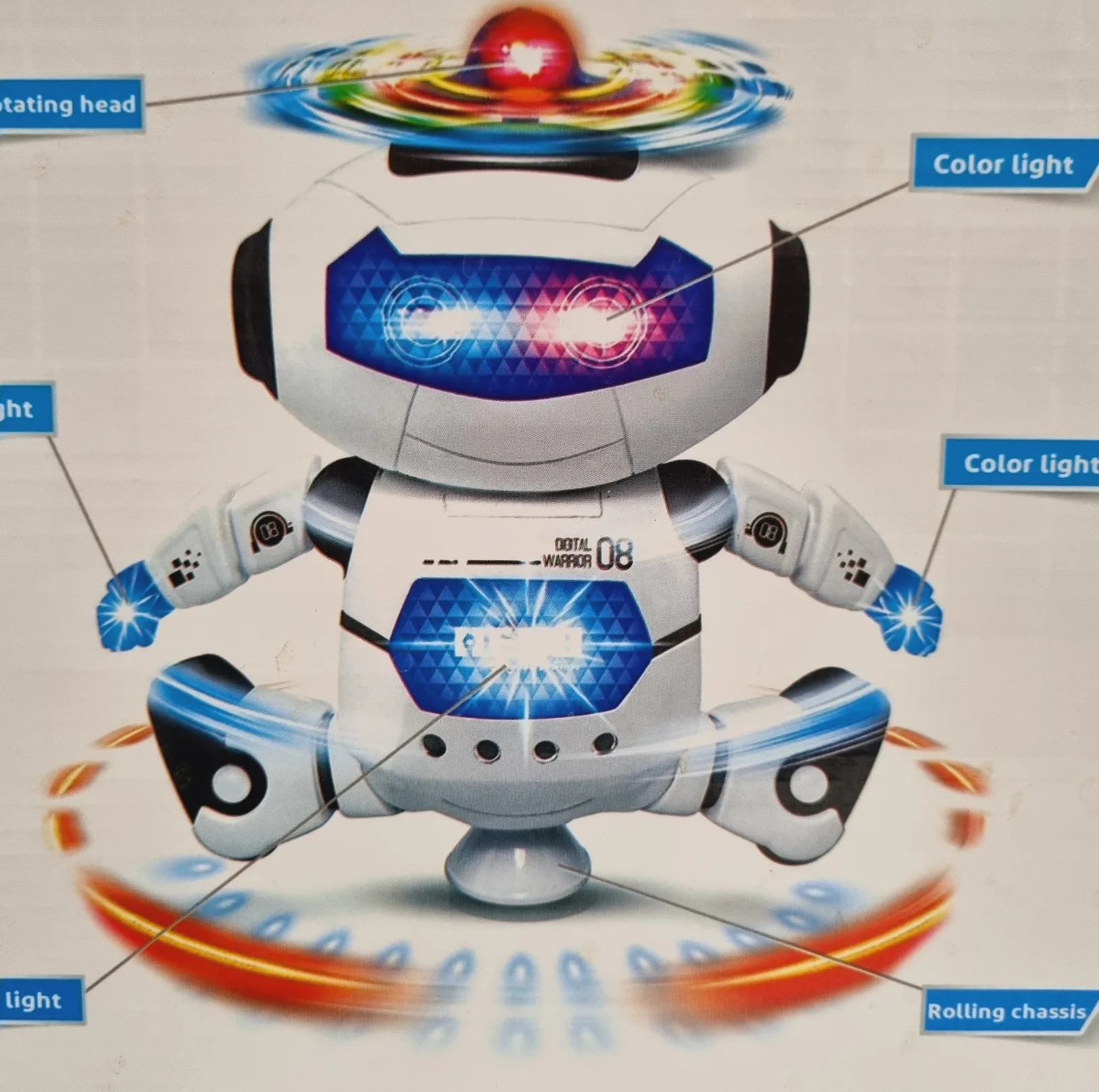 ربات مدل چرخشی موزیکال کد 10