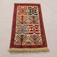 گلیم دستبافت نیم متری مدل ورنی کد 4030913
