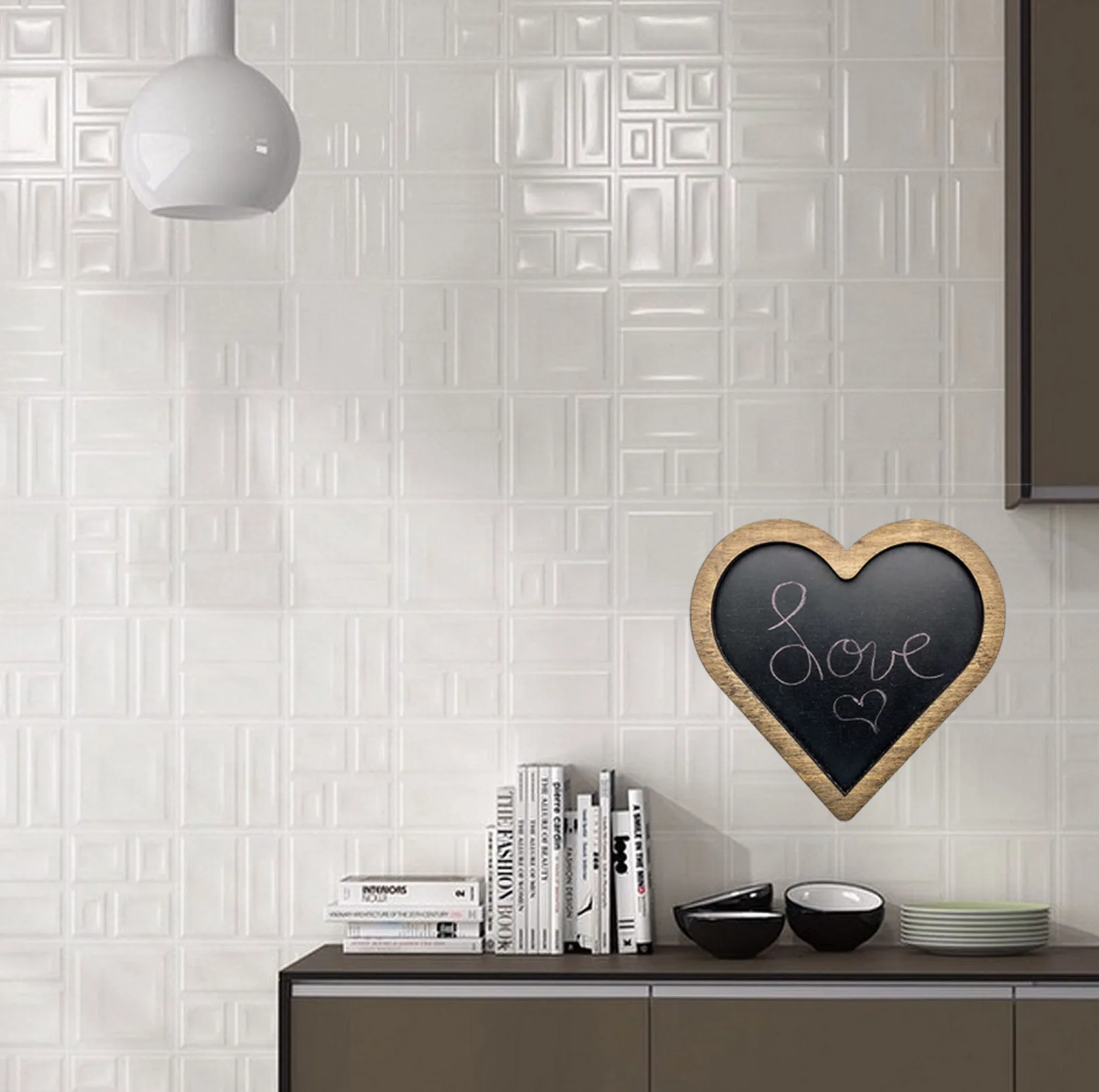 تخته سیاه مدل heart سایز 30×35 سانتی متر