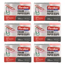 گیره کاغذ پارسیکار مدل JM738 بسته 600 عددی