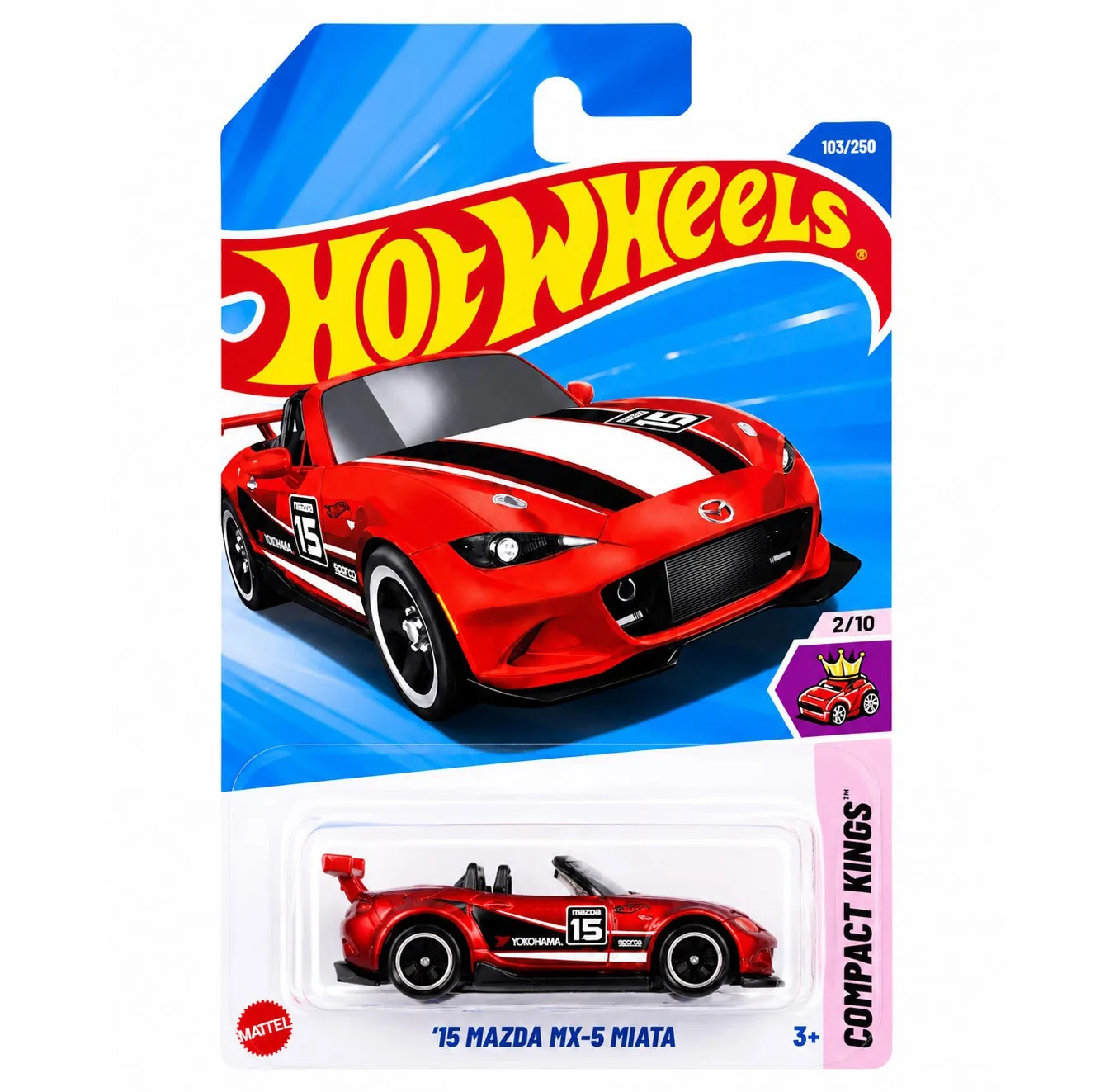 ماشین بازی هات ویلز مدل Hot Wheels '15 Mazda MX-5 Miata