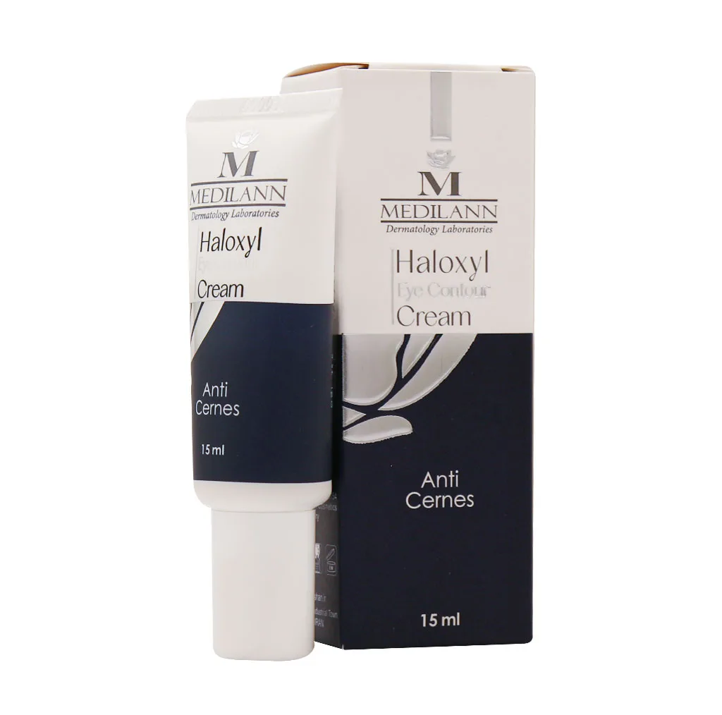 کرم دور چشم مدیلن مدل haloxyl حجم 15 میلی لیتر