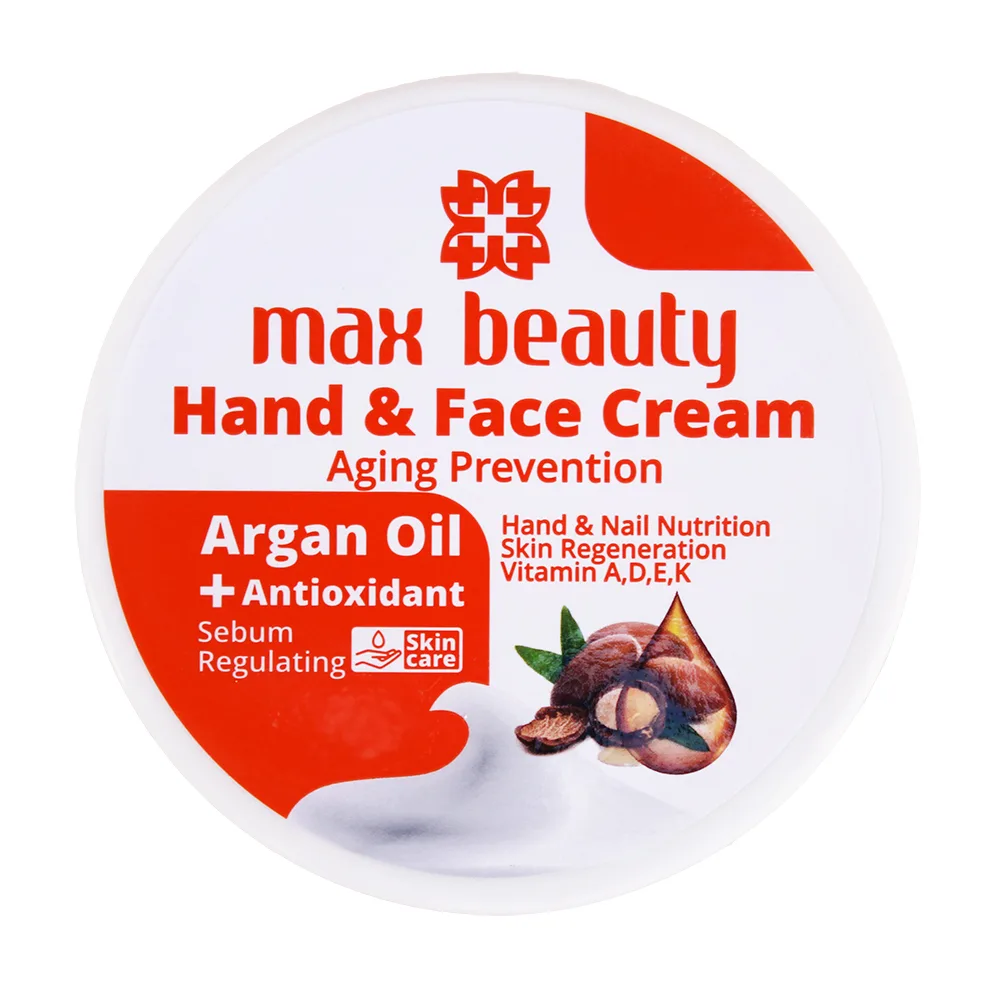 کرم مرطوب کننده مکس بیوتی مدل روغن آرگان حجم 250 میلی لیتر