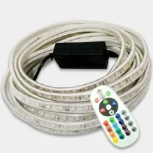ریسه ال ای دی مدل شلنگی RGB طول 2 متر به همراه ریموت