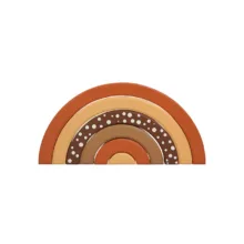 استند رومیزی کودک طرح رنگین کمان مدل MKT01-MDF6-C
