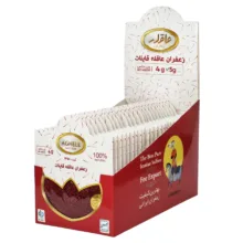 زعفران پاکتی عاقله – 4 گرم بسته 25 عددی