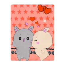 ملحفه میکرو کودک آدنو مدل Lovely کد MC09 سایز 100×150 سانتی متر