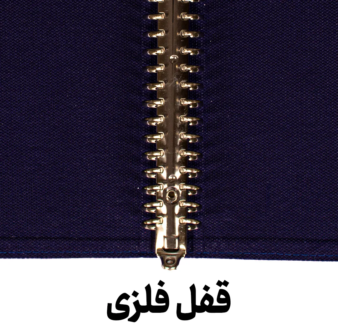 کلاسور مدل یک تکه چرمی پلاک دار 20 حلقه