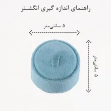 انگشتر زنانه ژوپینگ مدل نگین دار کد AAE781