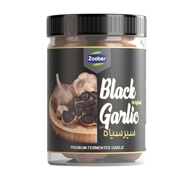 سیر سیاه زوبر - 200 گرم بسته 8 عددی