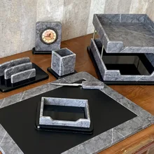 ست لوازم اداری رومیزی مدل Office-615 مجموعه 15 عددی