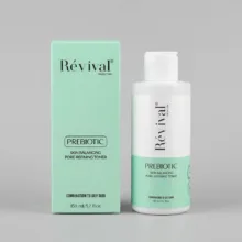 تونر پاک‌کننده صورت کلکسیون رویوال مدل Prebiotic مناسب برای پوست چرب و مختلط حجم 150 میلی‌لیتر