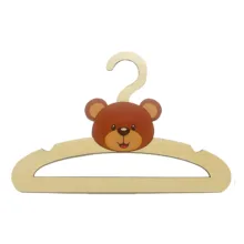 چوب لباسی نوزاد مدل خرس تدی کد teddy بسته 5 عددی