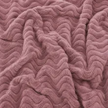 پتوی مسافرتی دو نفره مدل موجی سایز 220×215 سانتی متر