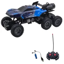 ماشین بازی کنترلی ناب سل مدل آفرود فنری چراغدار دودزا شارژی 6 چرخ 6 کانال کد SPRAY CLIMBING CAR SCALE 1:16 LIGHT FUNCTION 27 MHZ RADIO OPERATION