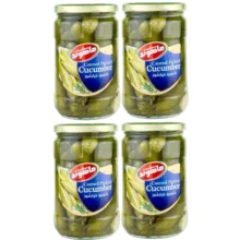 خیارشور نمکی ماهوند – 660 گرم بسته 4 عددی
