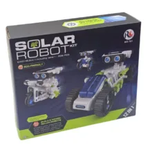 کیت ربات ساختنی ناب سل مدل سولار خورشیدی 12 کاره SOLAR ROBOT KIT 12IN1 با قابلیت حرکت و چرخش