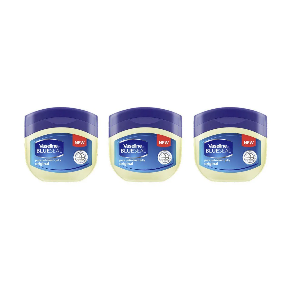 وازلین وازلین مدل jelly حجم 50 میلی لیتر بسته 3 عددی