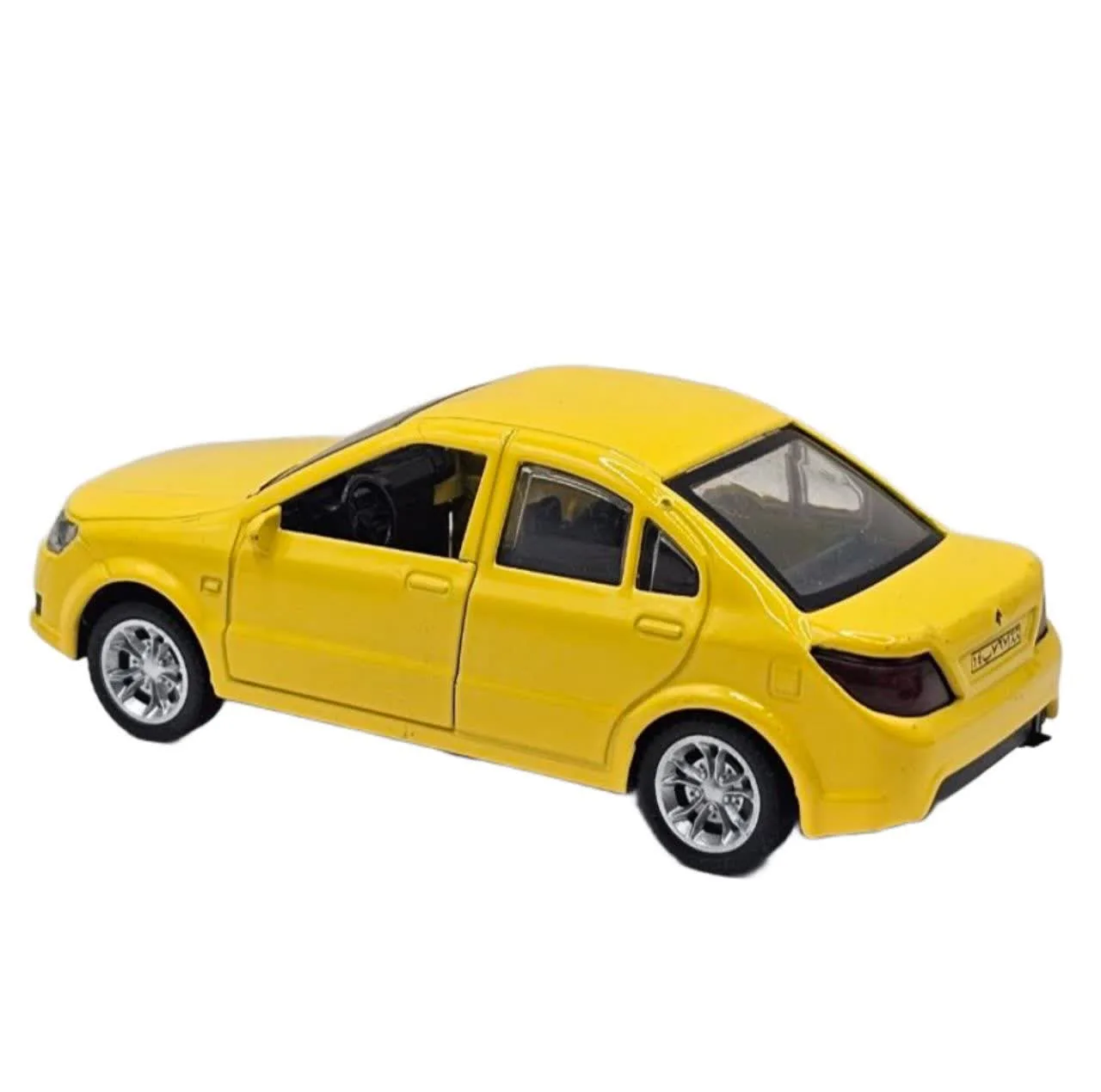 ماکت ماشین بازی ناب سل مدل دنا فلزی موزیکال چراغدار عقب کش کد DENA metal toy car, musical, with lights, pull-back