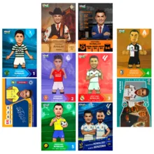 اسباب بازی شانسی کیمدی مدل رونالدو بسته 10 عددی