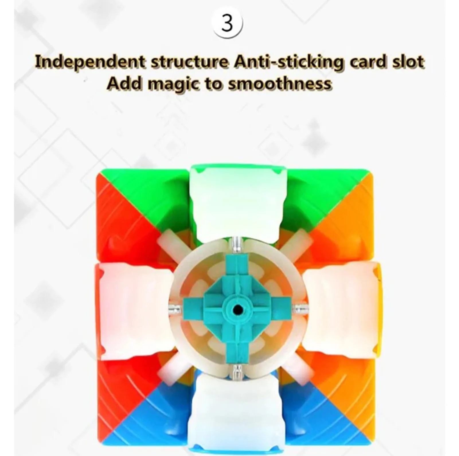 مکعب روبیک یوکسین مدل لیتل مجیک مگنت 3×3 YuXin Little Magic Magnetic