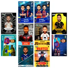 اسباب بازی شانسی کیمدی مدل نیمار مجموعه 10 عددی
