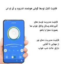 لوستر ام کی ای لایتینگ مدل مدرن کد Ringo-oval