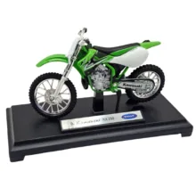 ماکت موتور بازی ناب سل مدل کاوازاکی ولی فلزی اسپرت کد KAWASAKI KX250 NAAB001 با قابلیت جک، چرخ و فرمان متحرک