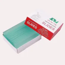 اسلاید میکروسکوپ مدل شیشه ای کد 72PCS بسته 72 عددی