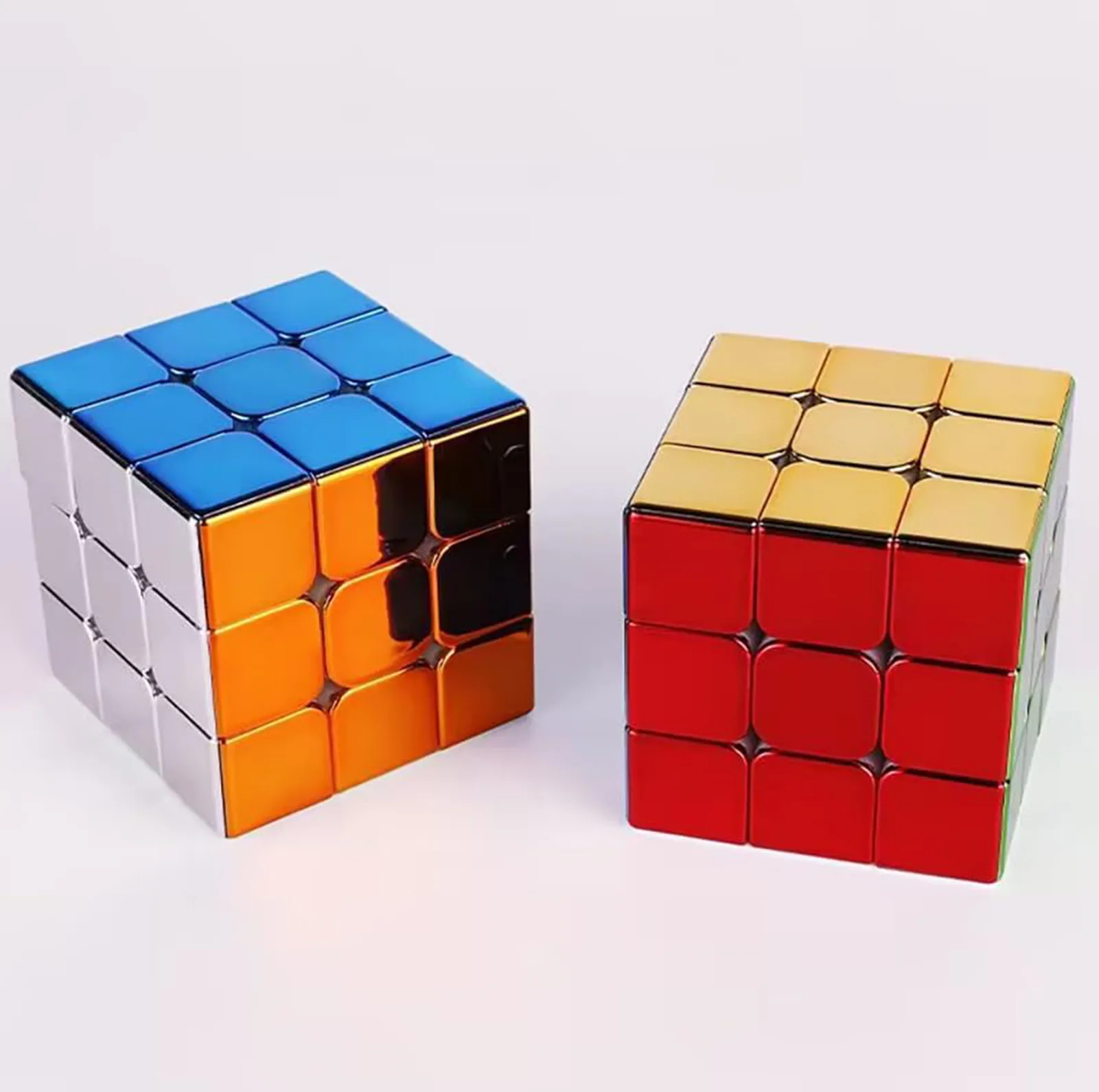 مکعب روبیک شنگ شو مدل متالیک مگنت 3×3 Sengso Magnetic Metallic