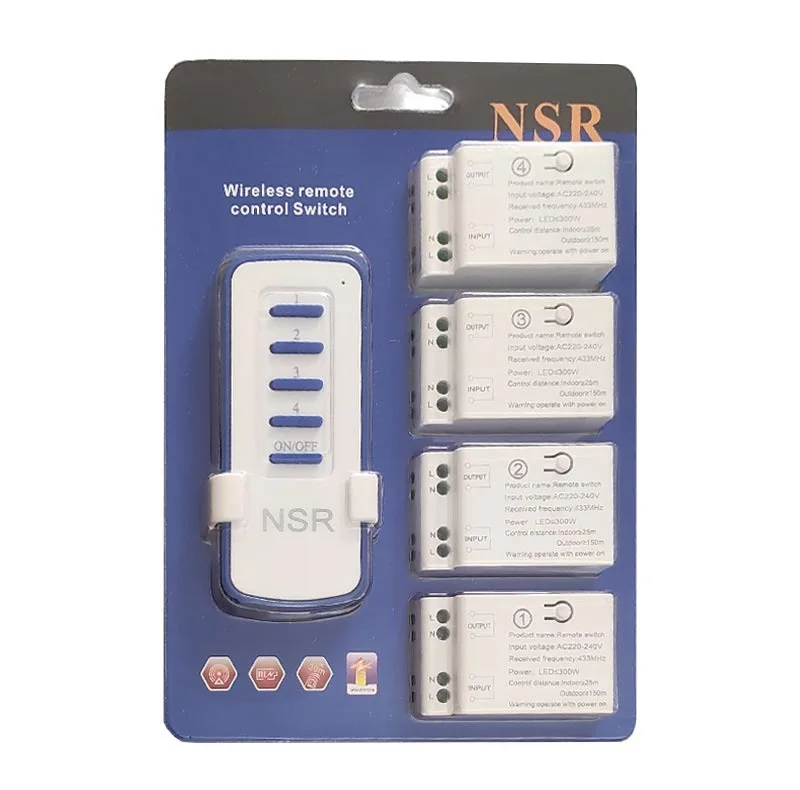 ریموت NSR مدل 4 کانال مجزا