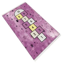 فرش پارچه‌ای مدل کودک طرح لی لی کد 1354-2