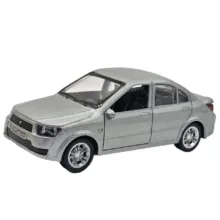 ماکت ماشین بازی ناب سل مدل دنا فلزی موزیکال چراغدار عقب کش کد DENA metal toy car, musical, with lights, pull-back