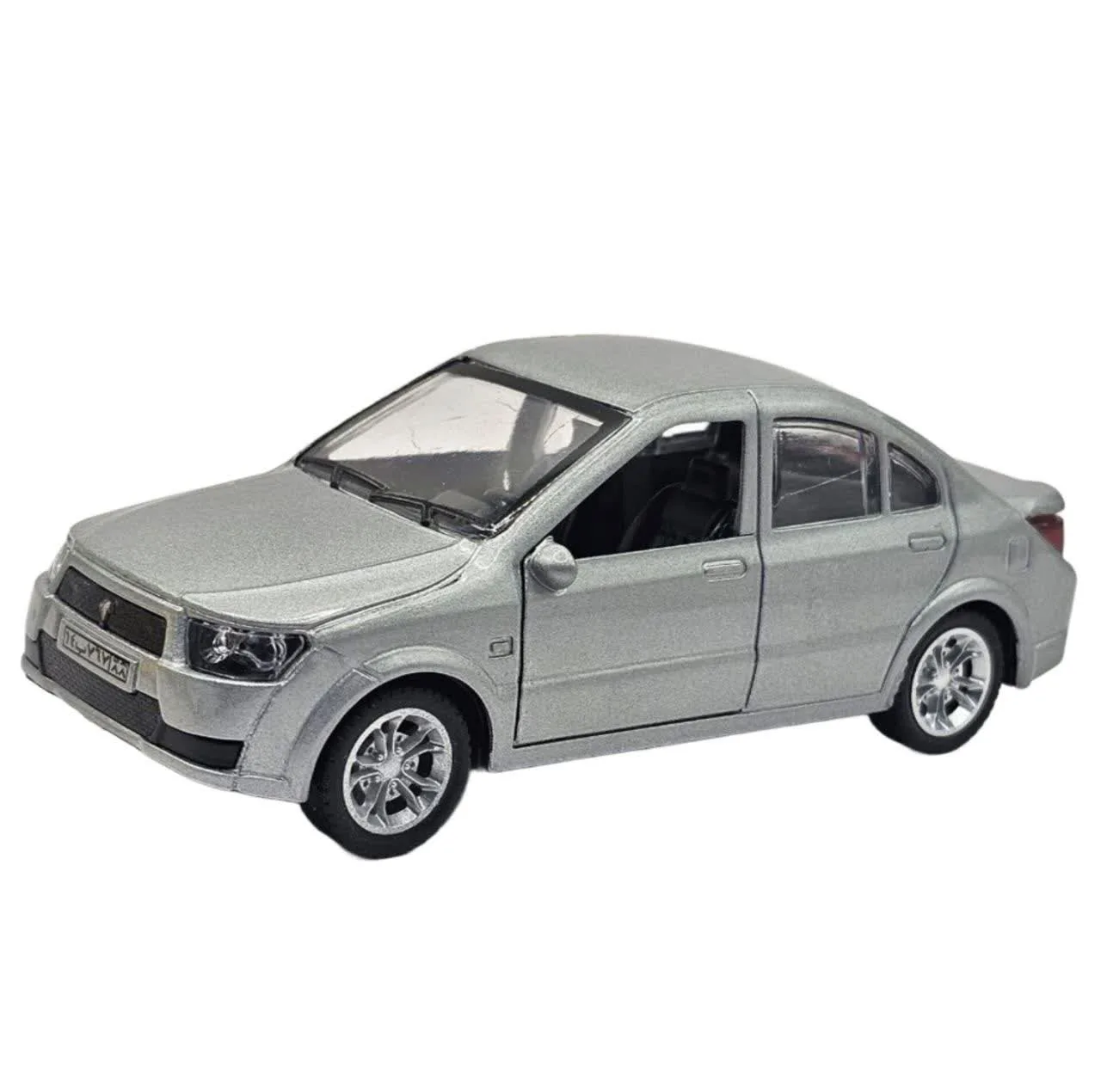 ماکت ماشین بازی ناب سل مدل دنا فلزی موزیکال چراغدار عقب کش کد DENA metal toy car, musical, with lights, pull-back